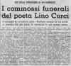 Lino Curci's Funeral